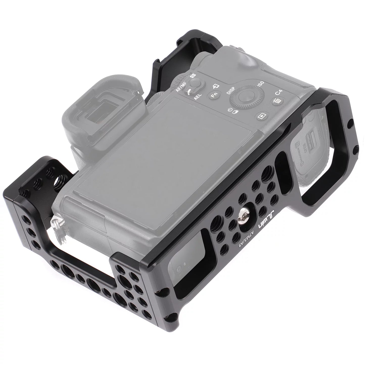 Cage Aluminum Alloy Video Cage Replacement Sony A7M3 A7R3 A9 Mirrorless with Cold Shoe Mount 14 Inch & 38 Inch Screw Holes
