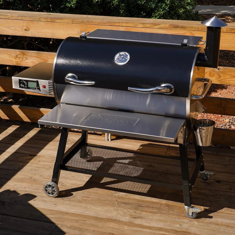 Wood Pellet Grill Front-Folding Shelf | Add More Space To Your Pellet Grill Dishes and Prep Work