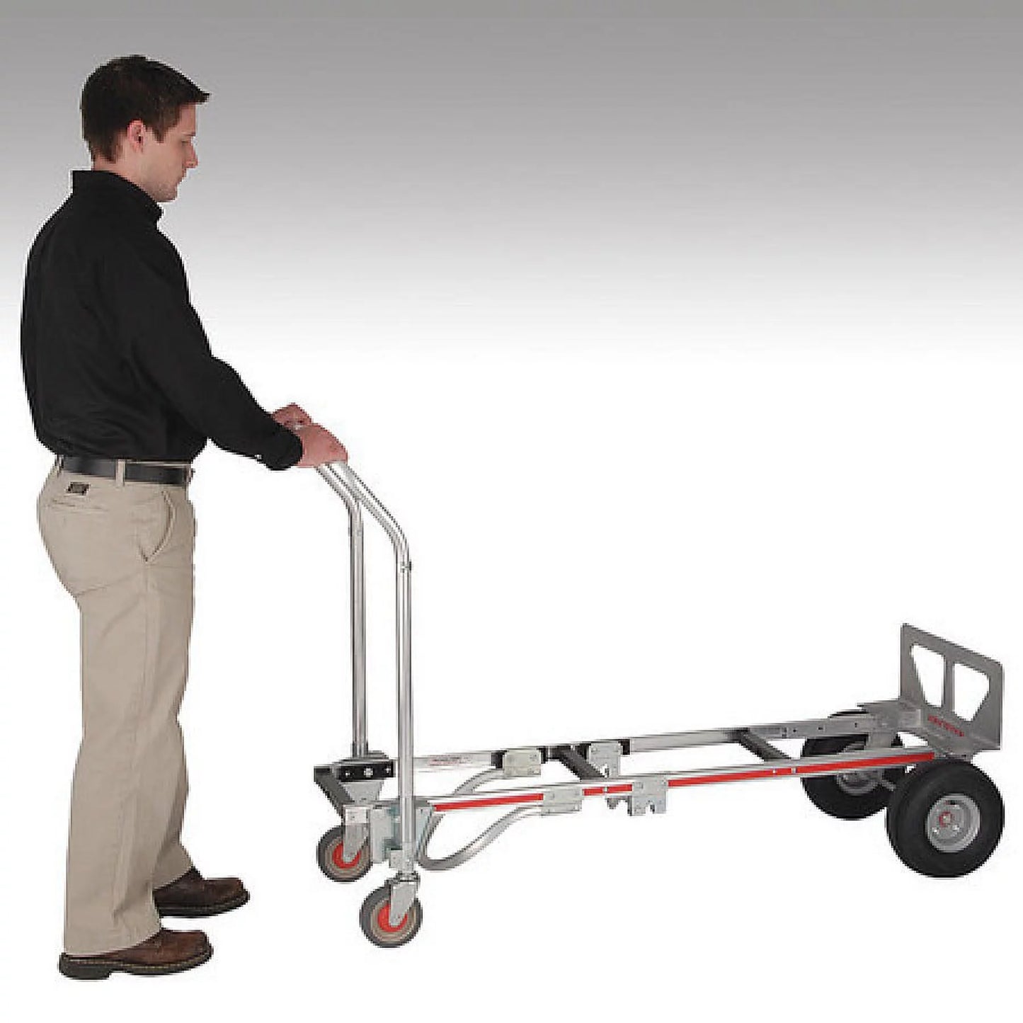 Magliner GMK81UA4 500 lbs Pneumatic Wheels Gemini Senior Convertible Hand Truck - 10 in.