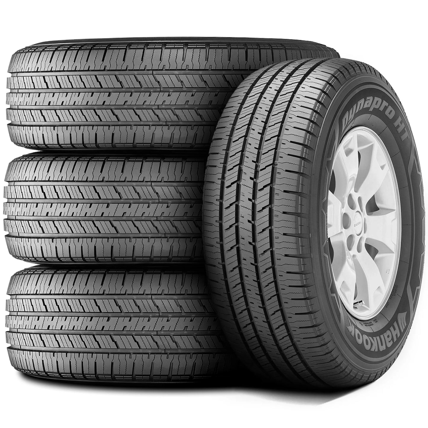Hankook Dynapro HT (RH12) Highway LT245/75R17 121/118S E Light Truck Tire Fits: 2014-15 Jeep Wrangler Sport, 2021 Jeep Wrangler Unlimited Islander