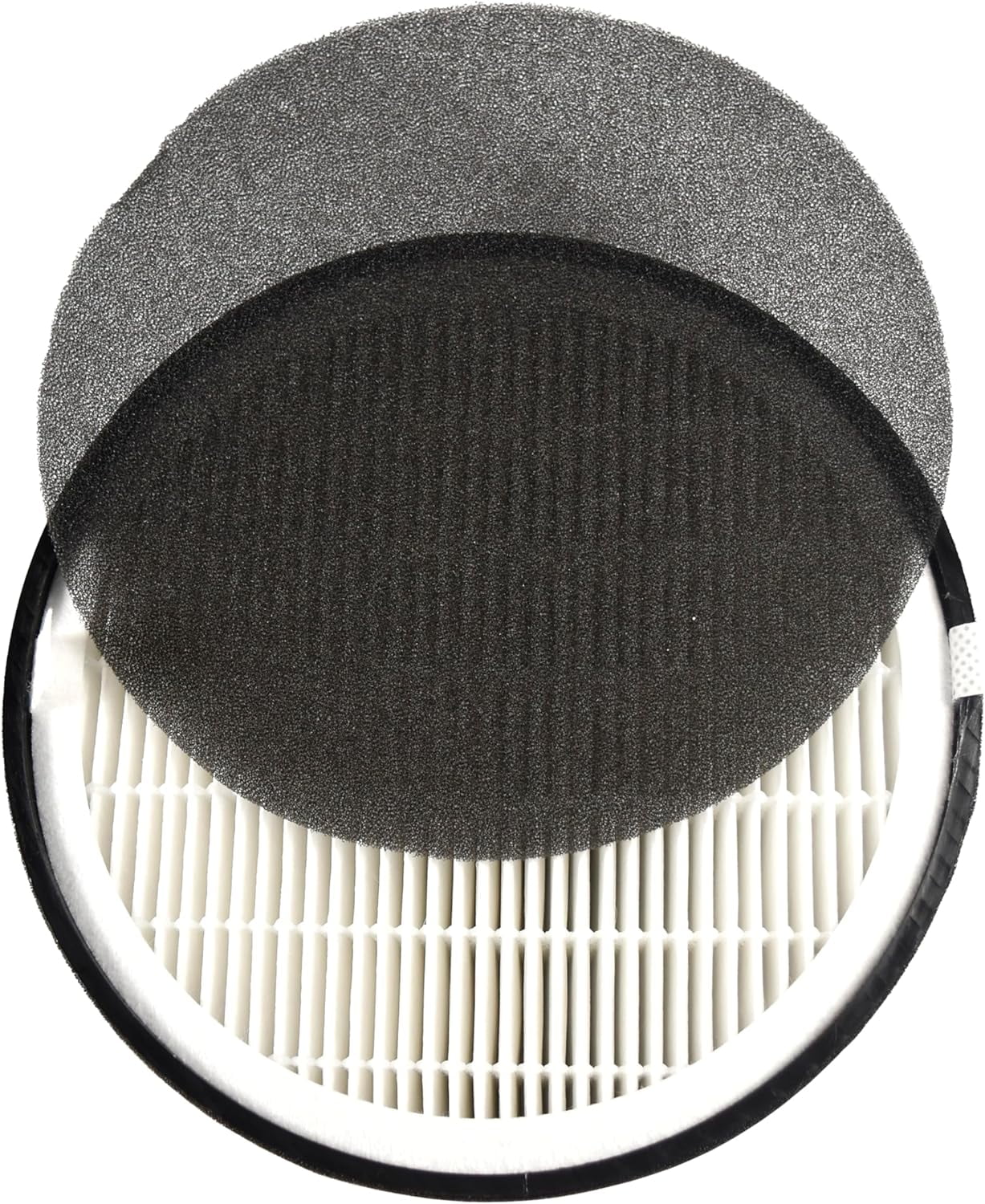 HQRP 4-Pack LV-H132-RF Replacement Filter with LEVOIT LV-H132 Air Purifier, 3-in-1 HEPA Activated Carbon Filter Set