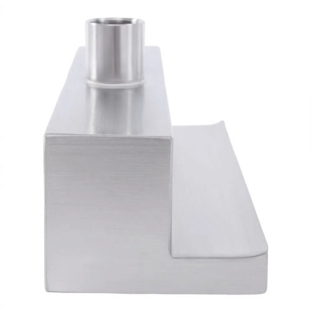 Silver 11.8" Pool Fountain Waterfall Spillway Stainless Steel Pond Cascade