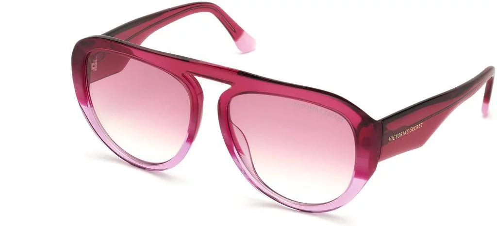 Victoria's Secret 0021 Red Gradient Sunglasses W/ Red Gradient Lens