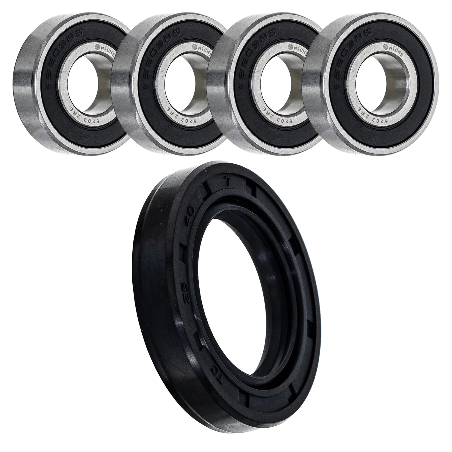 Niche Wheel Bearing Seal Kit Yamaha IT250 TT500 SR500 6203-2RS MK1009125