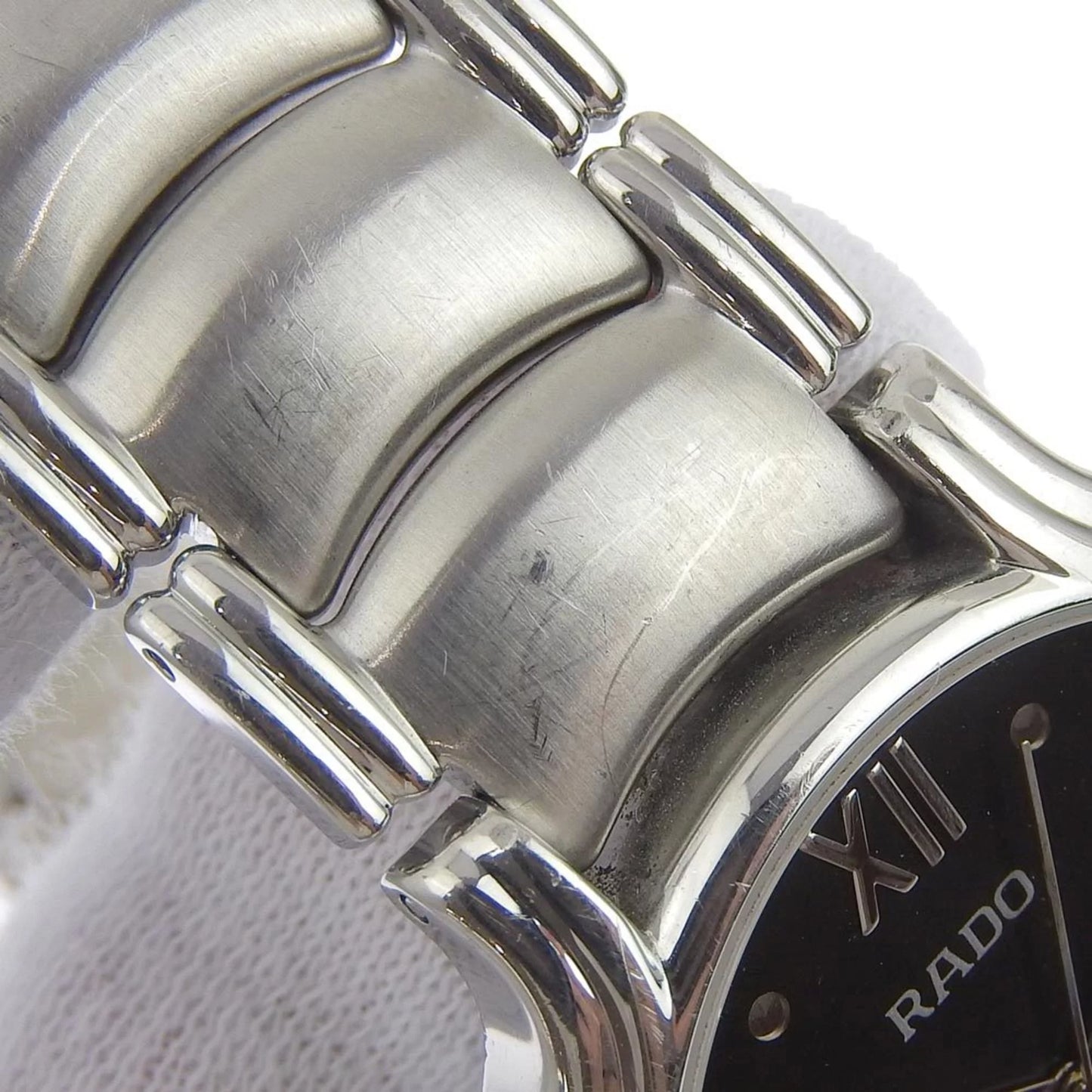 Pre-Owned Rado RADO Florence men's quartz battery watch black dial 115 3777 4 (Good)