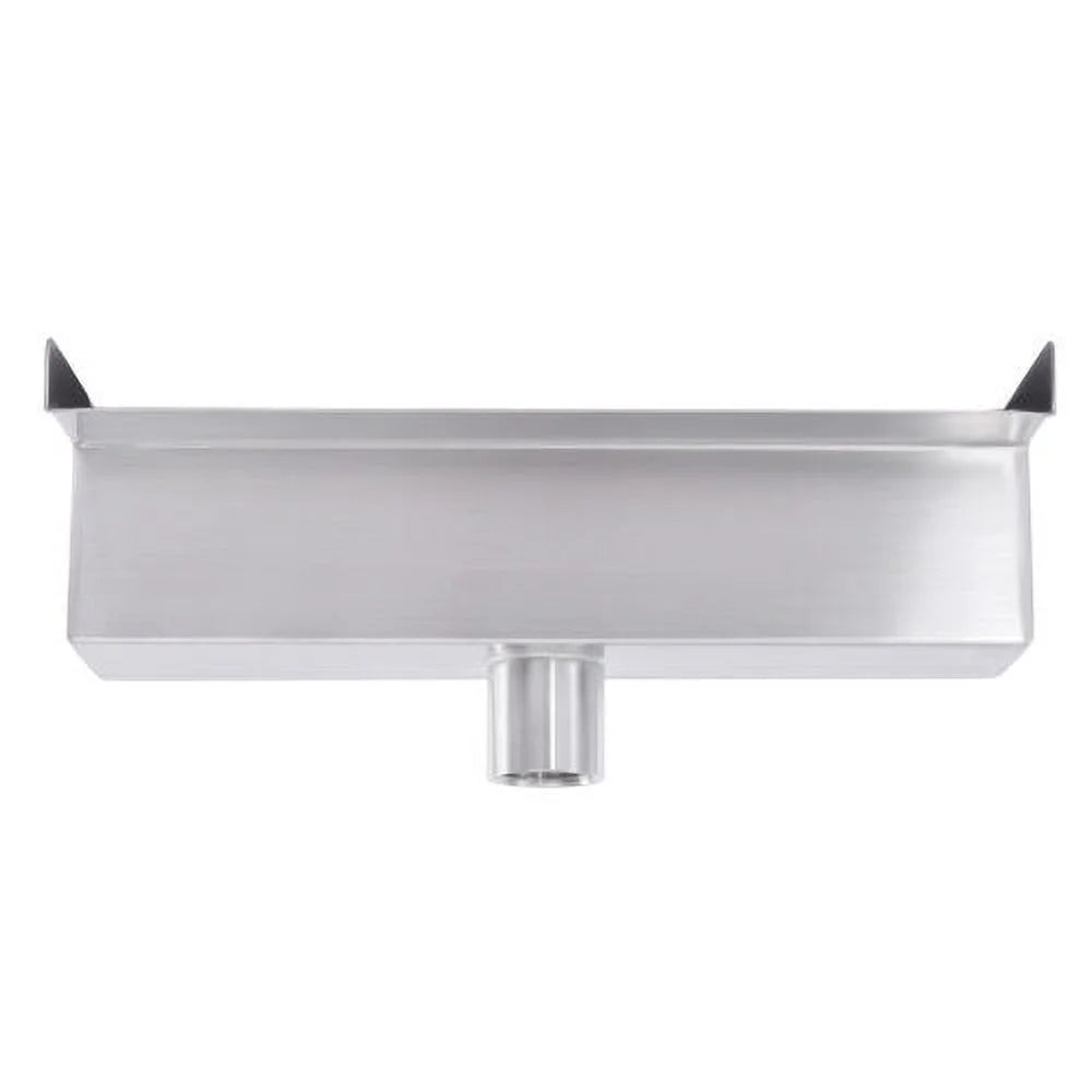 Silver 11.8" Pool Fountain Waterfall Spillway Stainless Steel Pond Cascade