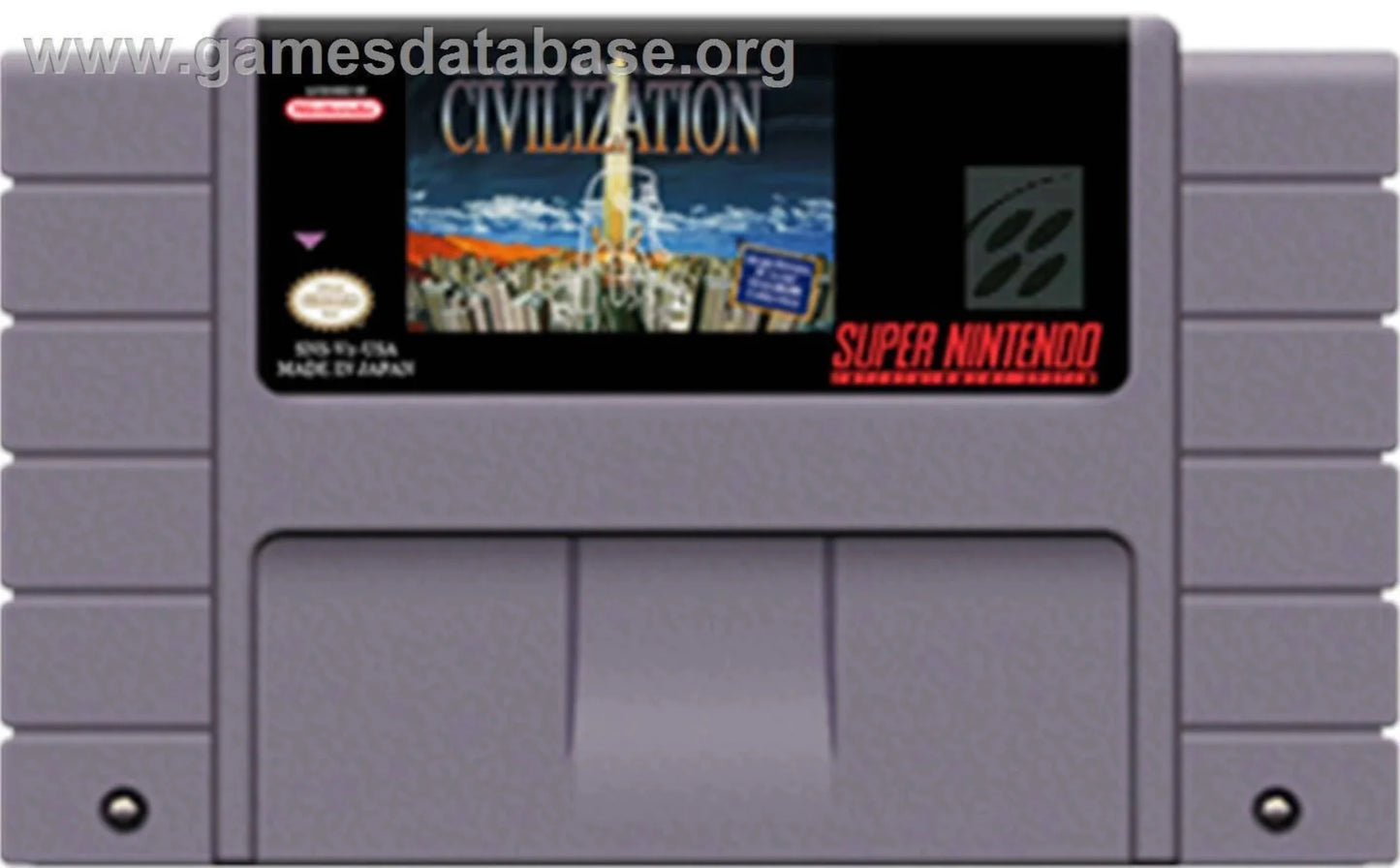 Civilization SNES Super Nintendo