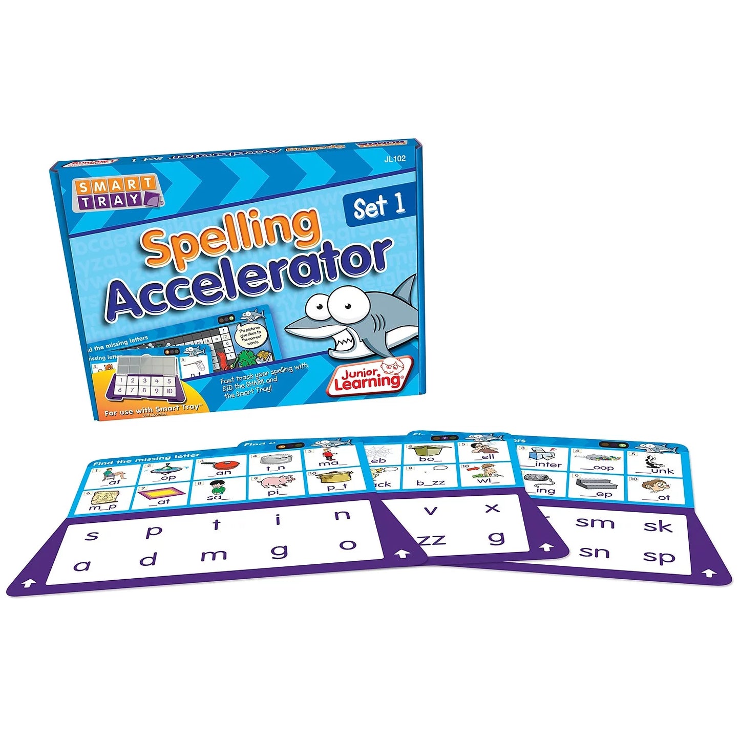 Junior Learning JRL102BN Smart Tray Spelling Accelerator Set 1 - Set of 2