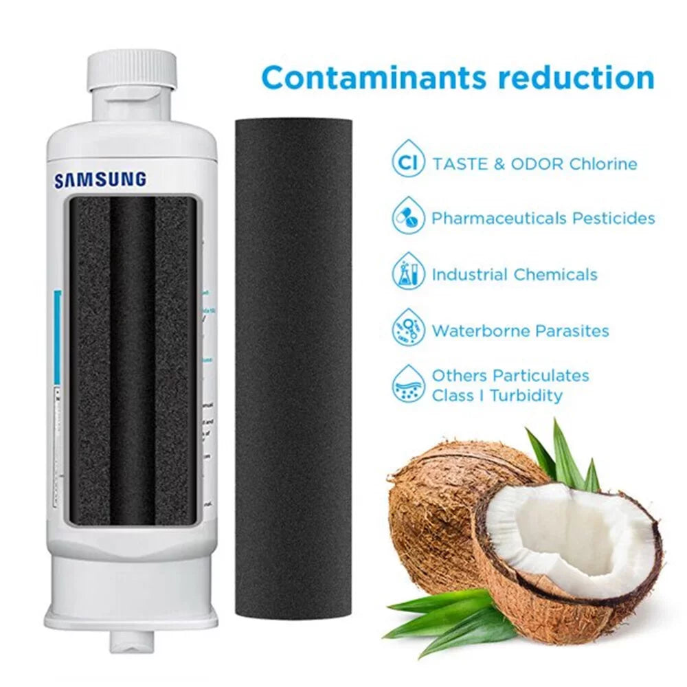 3 Pack With HAF-QIN/EXP, DA97-17376B, DA97-08006C, HAF-QIN Refrigerator Water Filter