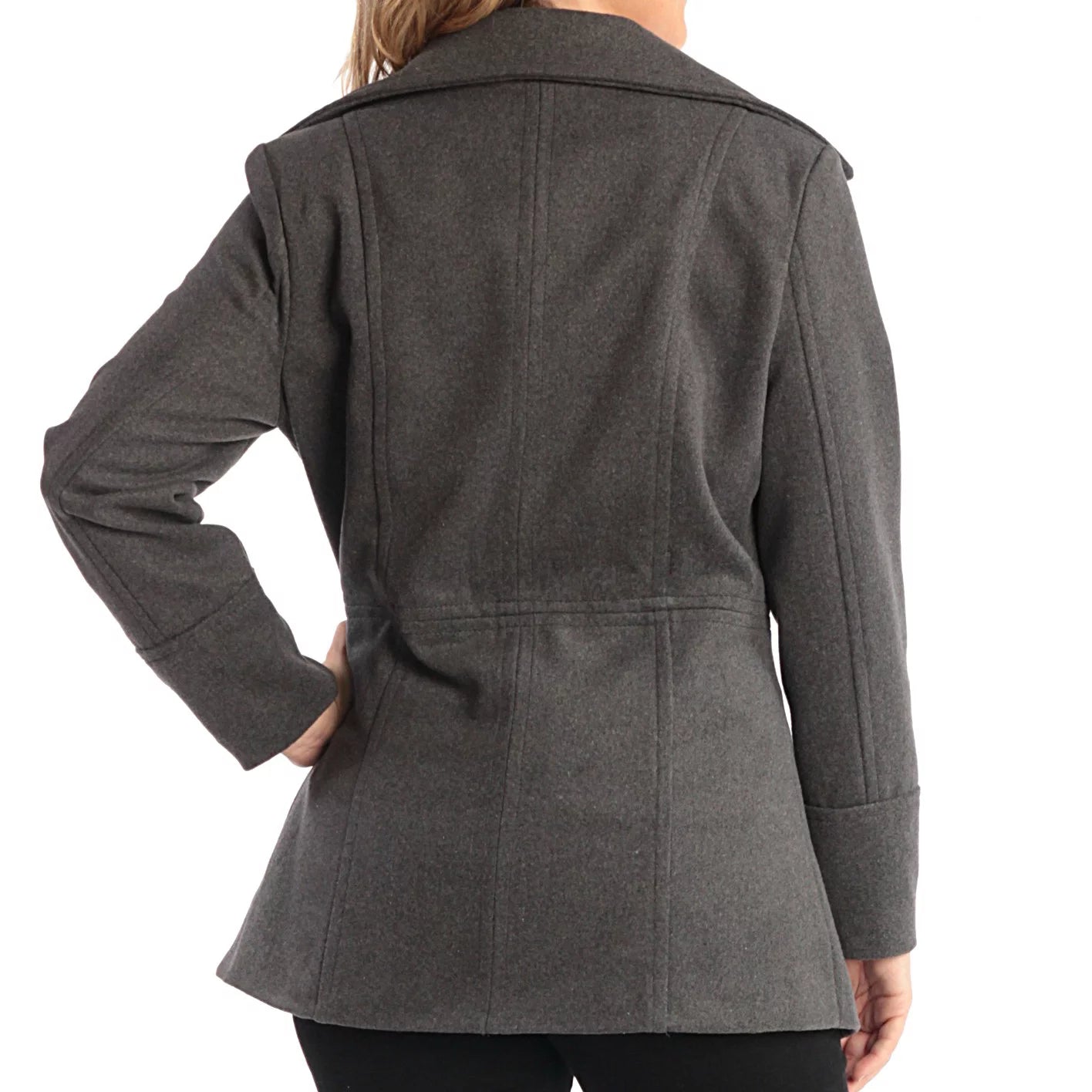 Alpine Swiss Emma Womens Peacoat Jacket Wool Blazer Double Breasted Overcoat New