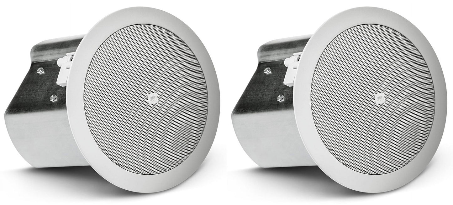 6) JBL CONTROL 14C/T 4" In-Ceiling Speakers+Receiver Amp For Restaurant/Bar/Cafe