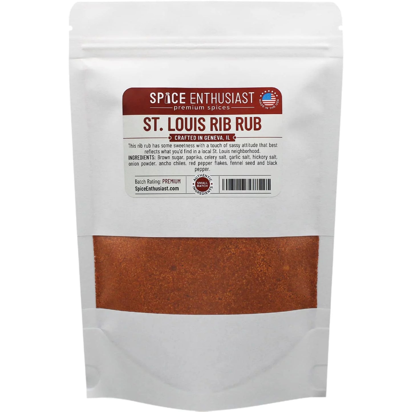 Spice Enthusiast St. Louis Rib Rub - 8 Oz