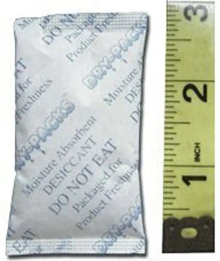 Dry-Packs Absorbent Industries Silica Gel in Tyvek Rechargeable Dehumidifier Absorbs Moisture 10 Gram 1500PK