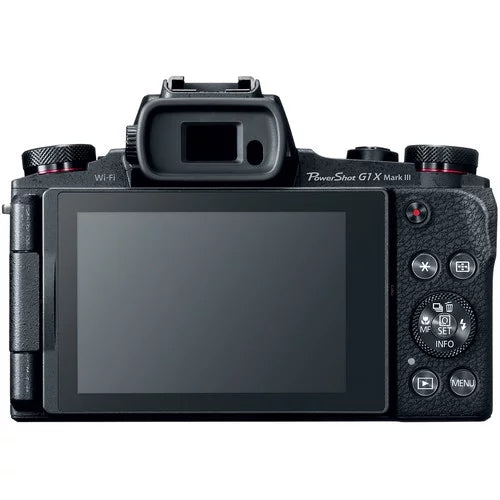 6TH Ave Electronics Bundle For Canon PowerShot G1 X Mark III Digital Camera (2208C001), 64GB Card, 2 x NB13L Battery, Corel Software, Charger, LED Light, Soft Bag + More (International Model)