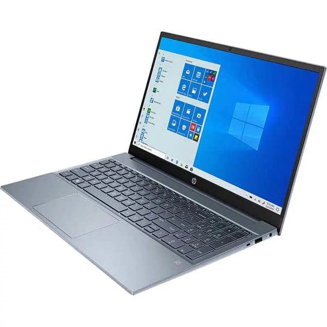 HP 2022 Pavilion 15.6" IPS FHD Touchscreen Laptop Intel 4-Core i7-1195G7 Iris Xe Graphics 24GB RAM DDR4 512GB NVMe SSD USB-C WiFi AX Bluetooth HDMI Webcam Backlit Keyboard Windows 11 Home w/ RE USB