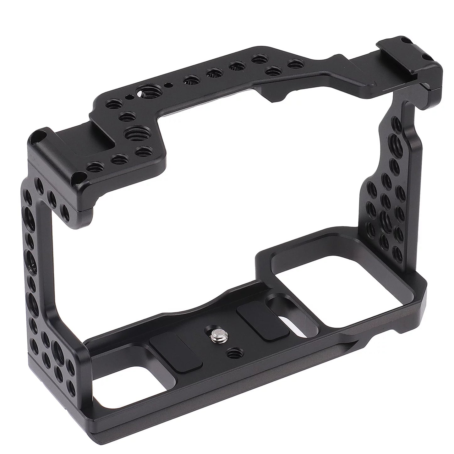 Cage Aluminum Alloy Video Cage Replacement Sony A7M3 A7R3 A9 Mirrorless with Cold Shoe Mount 14 Inch & 38 Inch Screw Holes