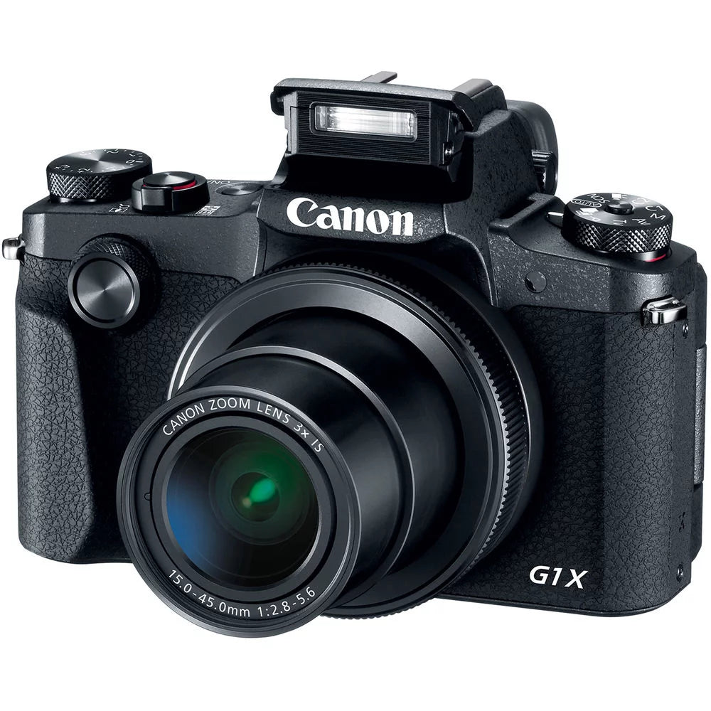 6TH Ave Electronics Bundle For Canon PowerShot G1 X Mark III Digital Camera (2208C001), 64GB Card, 2 x NB13L Battery, Corel Software, Charger, LED Light, Soft Bag + More (International Model)