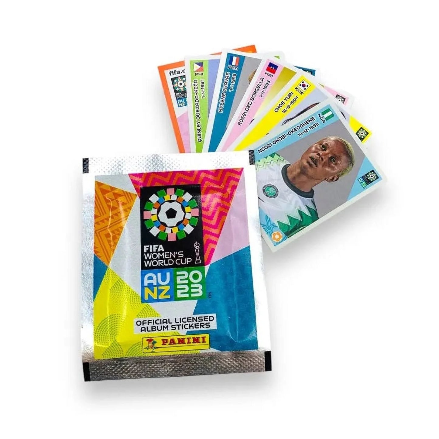 2023 Panini Women's FIFA World Cup Stickers - Mega Starter Pack (Album + 51 Stickers)