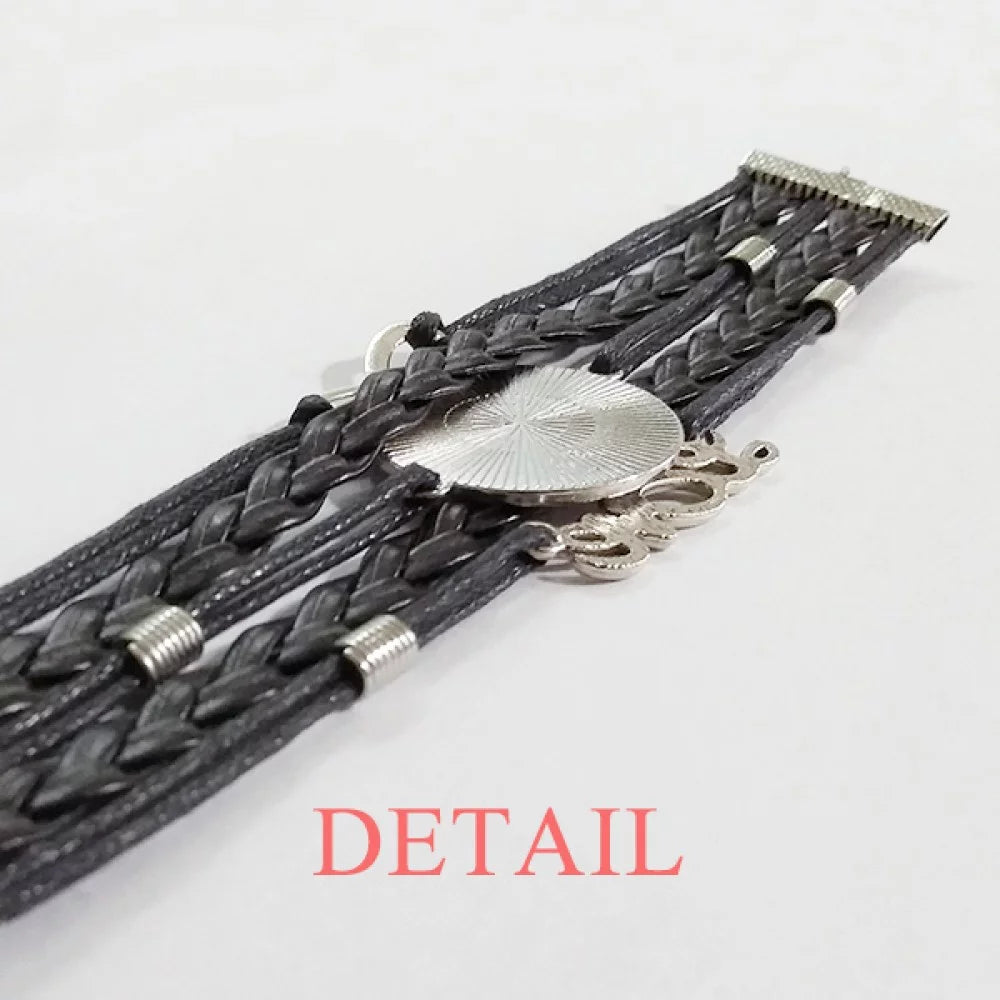 Trans Man Support LGBT Transgender Bracelet Love Accessory Twisted Leather Knitting Rope Wristband