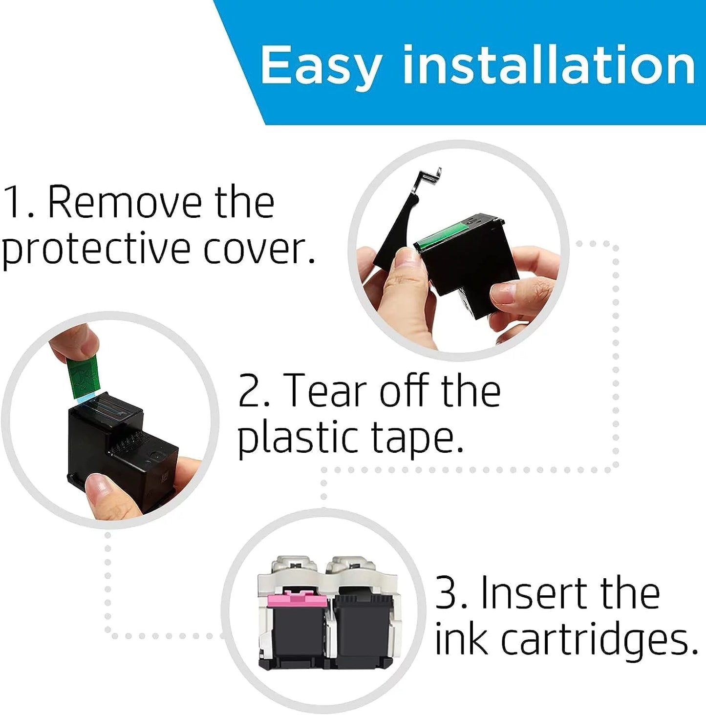 275XL 276XL Ink Cartridge Replacement Canon PG-275 CL-276,High Yield Canon 275 and 276 Multi Pack Ink PIXMA TS3520 TS3522 TS3500 TR4720 TR4700 TR4722 Printers(1Black 1 Color)