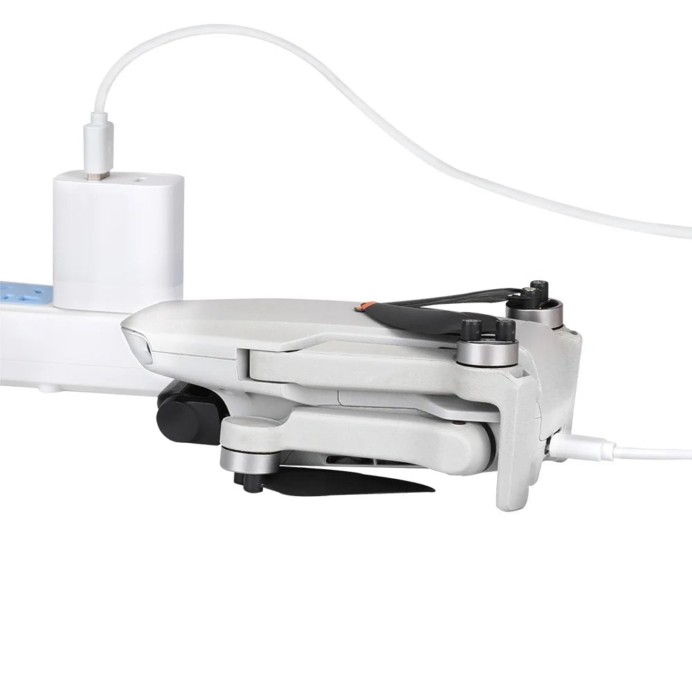 30W USB Charger with Type-C Cable Dual-Port Charging DJI Mini 2/Mini 3 Pro Charging Parts