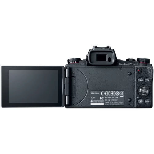 6TH Ave Electronics Bundle For Canon PowerShot G1 X Mark III Digital Camera (2208C001), 64GB Card, 2 x NB13L Battery, Corel Software, Charger, LED Light, Soft Bag + More (International Model)