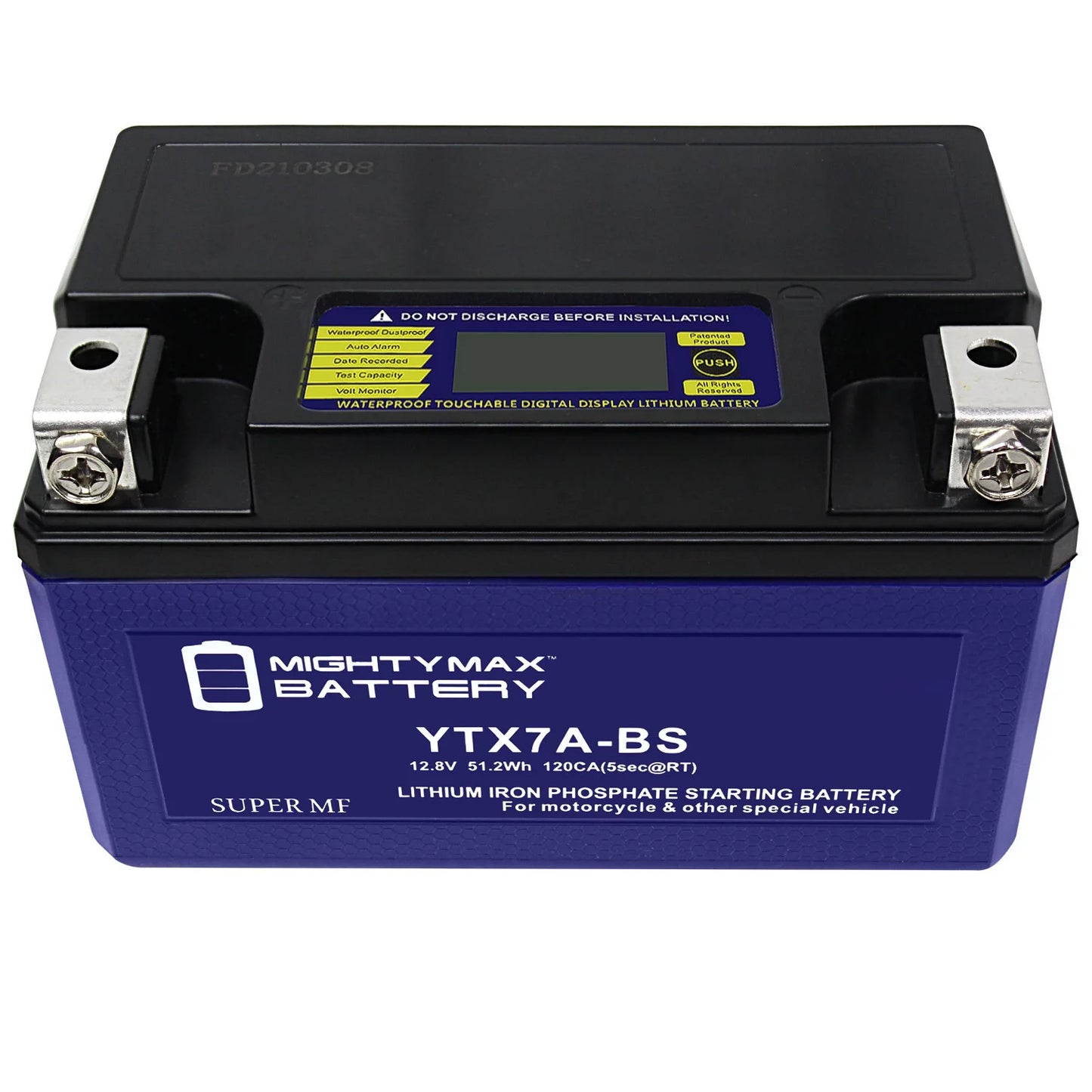 YTX7A-BS Lithium Replacement Battery with Peugeot Scooter 50 Tweet Evo 2014 - 8 Pack