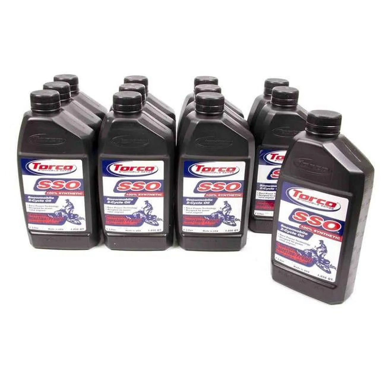 S960066C 1 Litre SSO Snowmobile 2-Cycle Oil Bottle, Case of 12