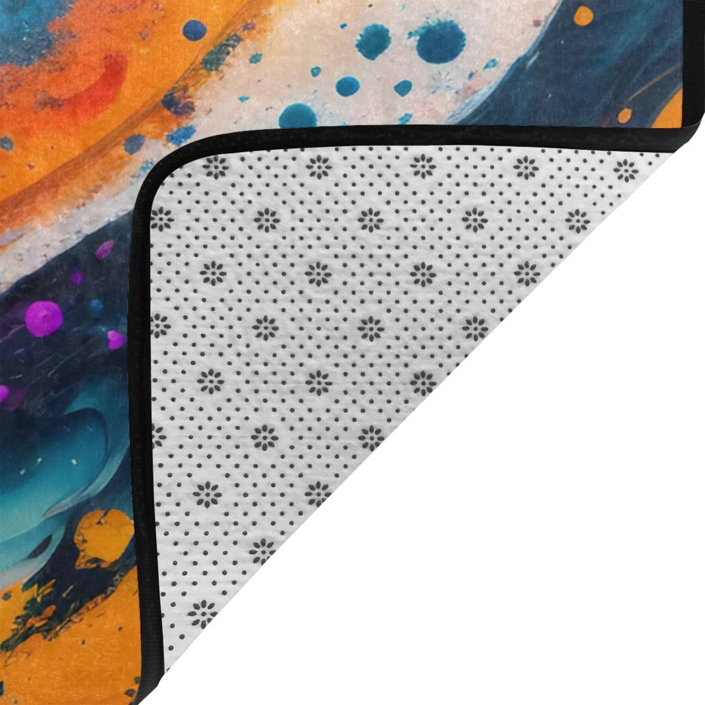 XMXY Fractal Blaze Texture Area Rugs Doormat Outdoor Entrance , Facecloth Non-slip Floor Mat Rug Living Room Kitchen Sink Area Indoor 36"x24"