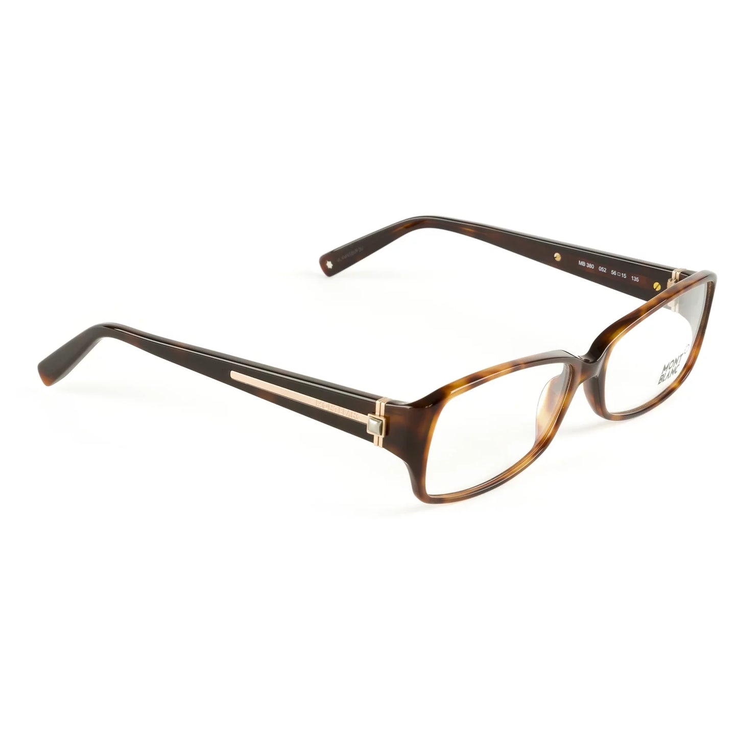 MontBlanc Women's MB0394 Rimless Acetate Frames BROWN 56