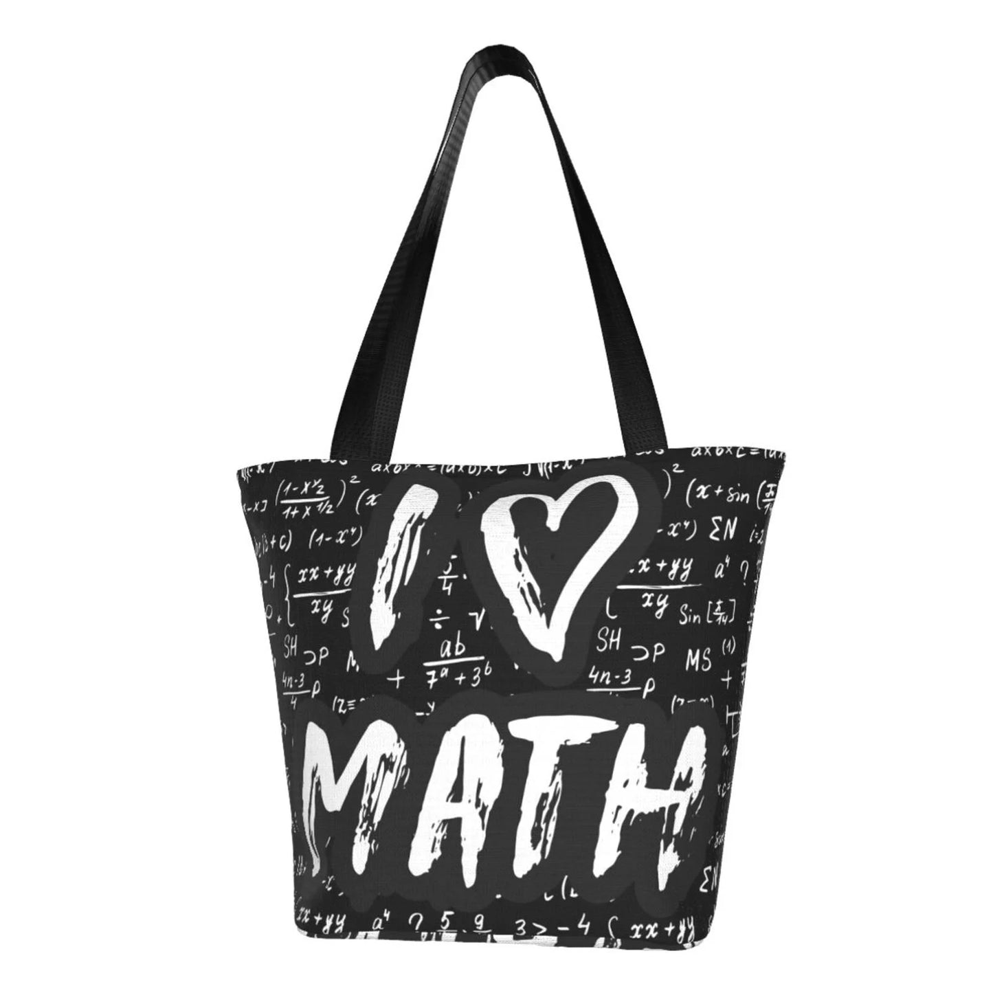 Lukts I Love Math Tote Bag,Shoulder Bag Women'S Hobos Handbags Large Capacity Shopping Bag