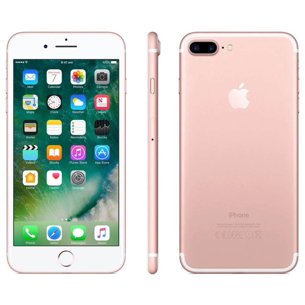 Pre-Owned Apple iPhone 7 Plus- Carrier Unlocked 128GB Rose Gold (Fair)