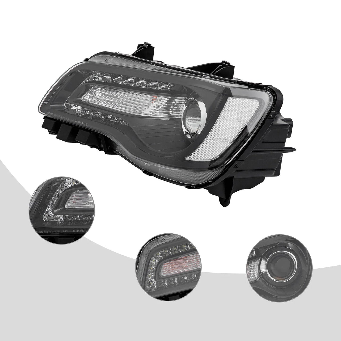 Driver Left Side Halogen Headlight Assembly Chrysler 300 2015 2016 2017 New
