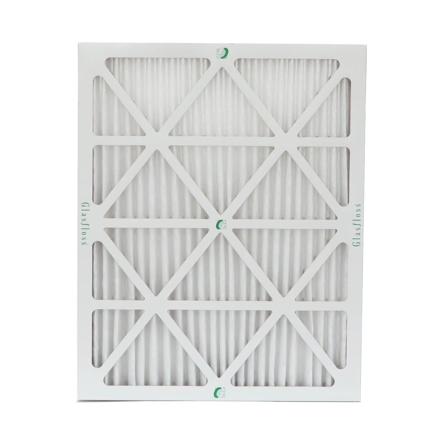 16x20x2 MERV 10 Pleated AC Furnace Air Filters by Glasfloss Industries. ( 8 Pack ) Exact Size: 15-1/2 x 19-1/2 x 1-3/4