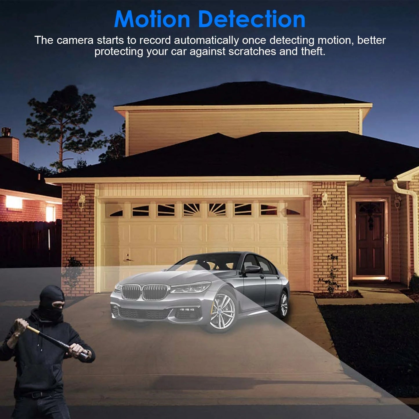 1080P Dual Lens Dash Cam, iMounTEK Universal Vehicle Driving Recorder, Car DVR with WiFi GPS G-Sensor APP Control Motion Detection Parking Monitor Night Vision