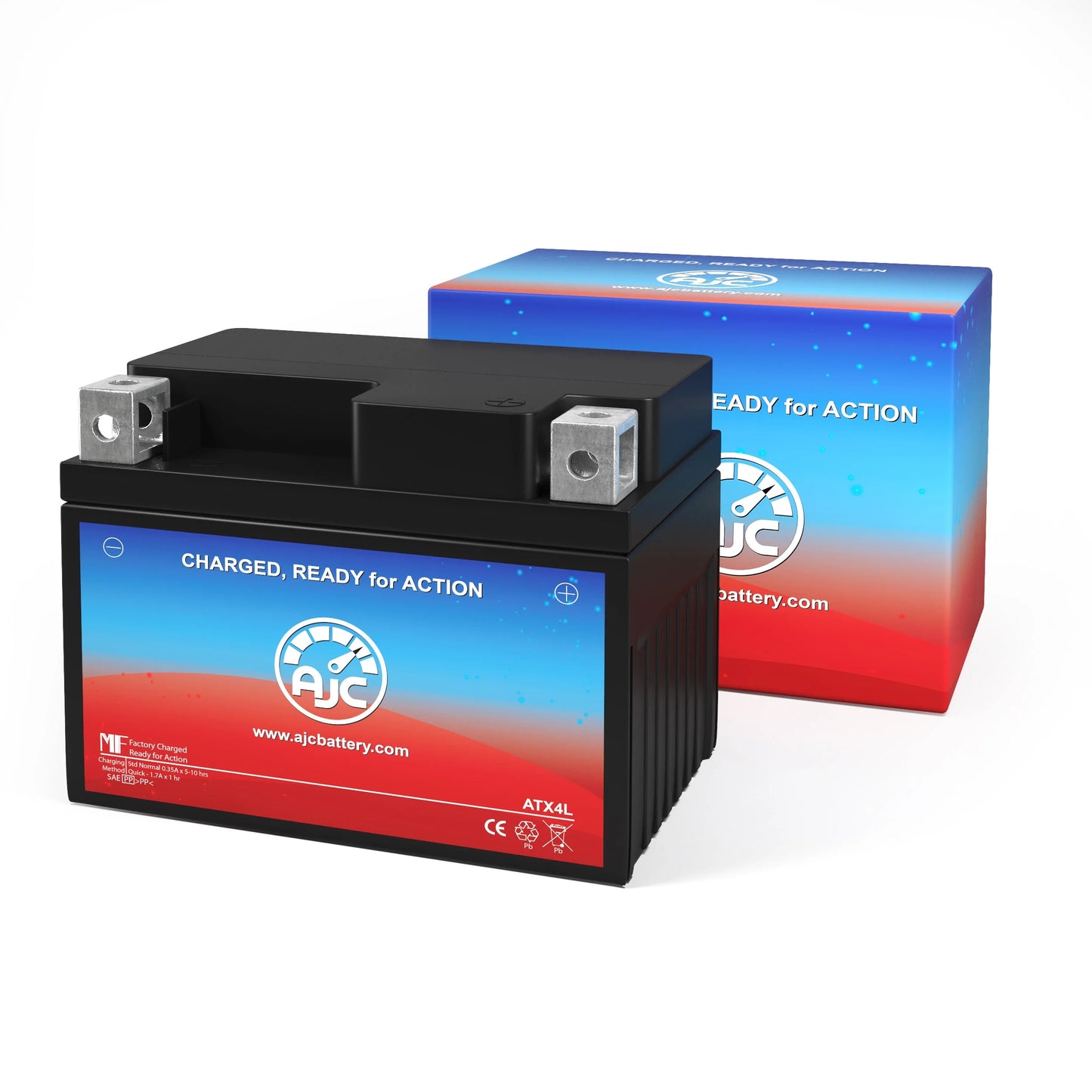 AJC Battery with Bombardier Skandic Suv 600 594CC Snowmobile Replacement Battery (2007-2008)