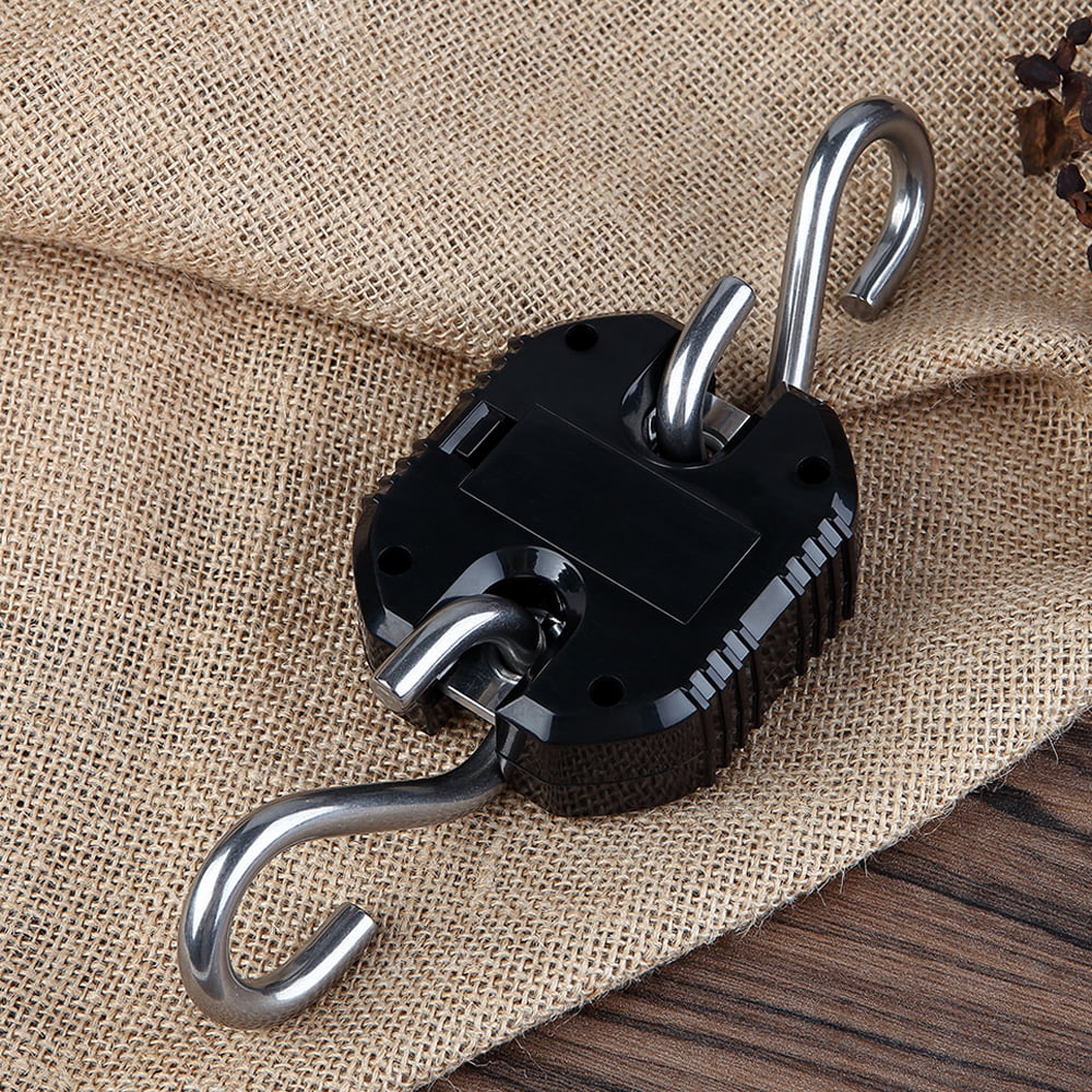 WeiHeng Portable Digital Luggage Scale Fish Scale with Tracking and Tare Function 150kg Double- Scale Digital Hanging Scale
