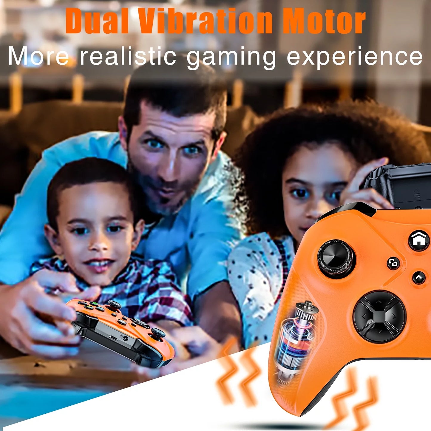 Bonacell Wireless Controller Xbox One, (Watch Video to Update XBOX)Game Controller with Xbox One/Xbox One X/S, Xbox Series S/X Gamepad Support Turbo/3.5mm Headphone Jack/Macro Functions