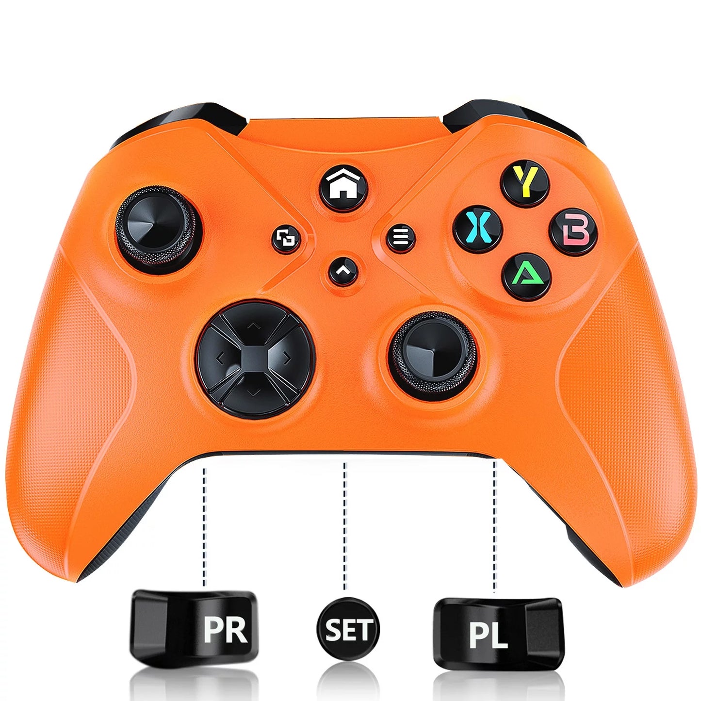 Bonacell Wireless Controller Xbox One, (Watch Video to Update XBOX)Game Controller with Xbox One/Xbox One X/S, Xbox Series S/X Gamepad Support Turbo/3.5mm Headphone Jack/Macro Functions