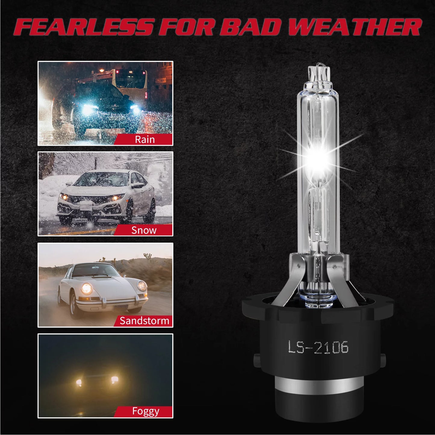 2X D4S 6000K White Hid Headlight Low Beam Bulbs Lexus ES350 2007 2008 2009 2010 2011 2012 2013 2014 2015