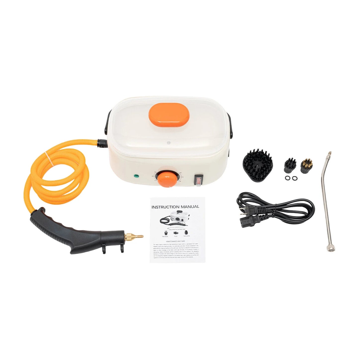 2500W High Pressure Steam Cleaner Commercial High Temp Electric Cleaning Machine ,≥ 100℃/212°F Working Temperature Homes, Hotels, Restaurants, Car Maintenance Stores