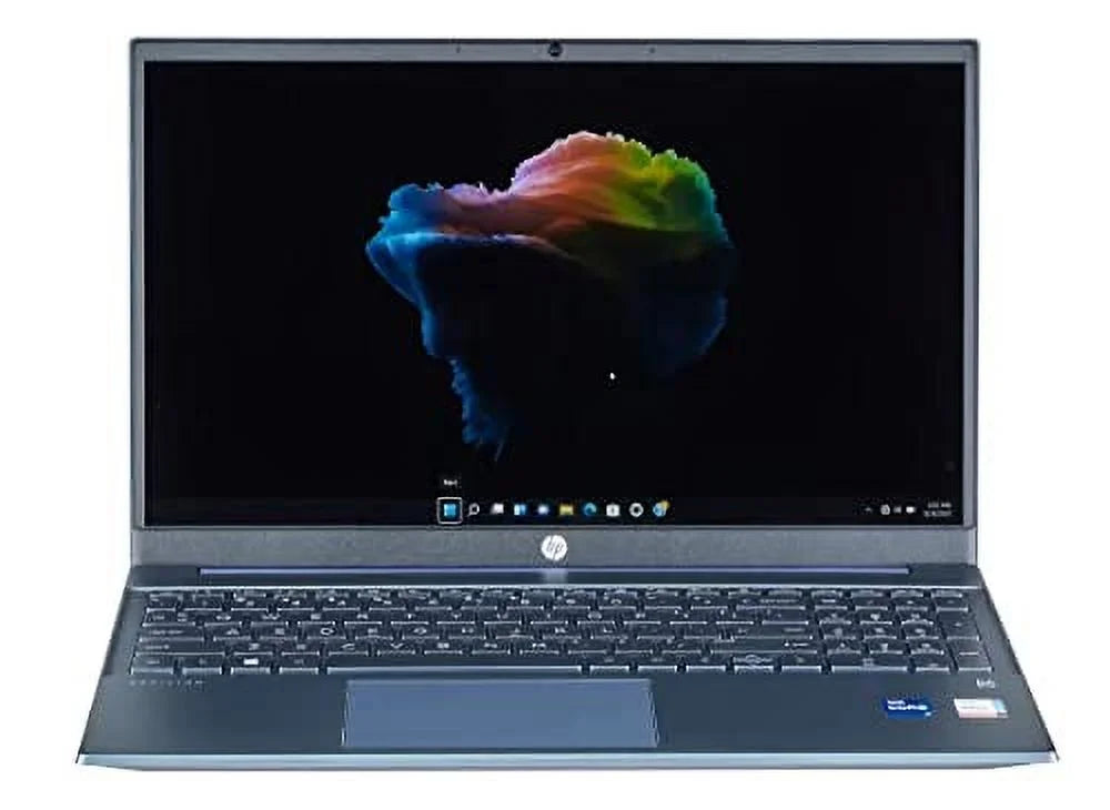 HP 2023 Pavilion 15.6" IPS FHD Touchscreen Laptop Intel 4-Core i7-1165G7 Iris Xe Graphics 32GB RAM DDR4 2TB NVMe SSD USB-C WiFi AX Bluetooth HDMI Webcam Backlit Keyboard Windows 11 Home w/RE USB
