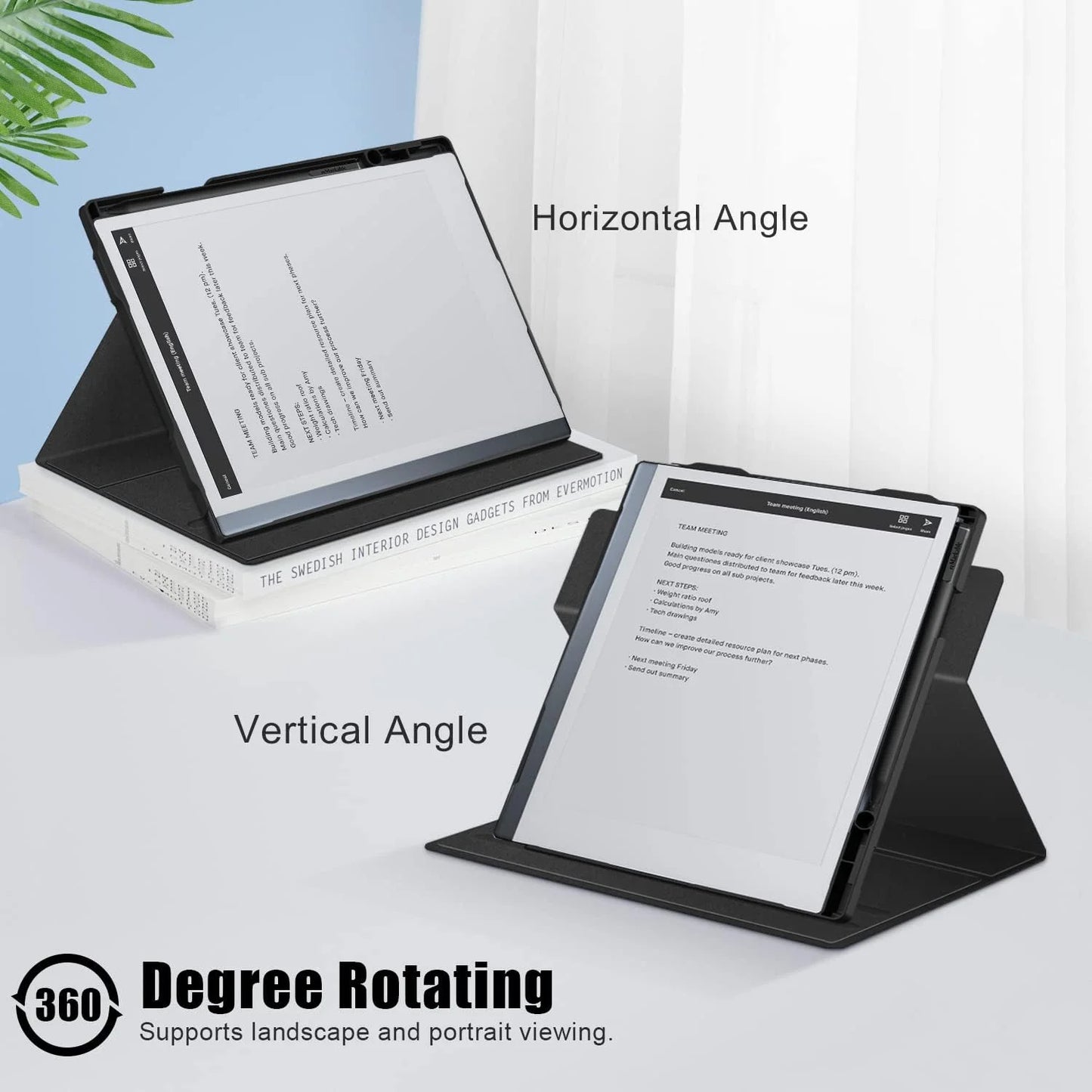 Xuanbeier Remarkable 2 Case Magnetic with Pen Holder Remarkable 2 10.3 Inch Digital Paper Folio Ultra Slim Book