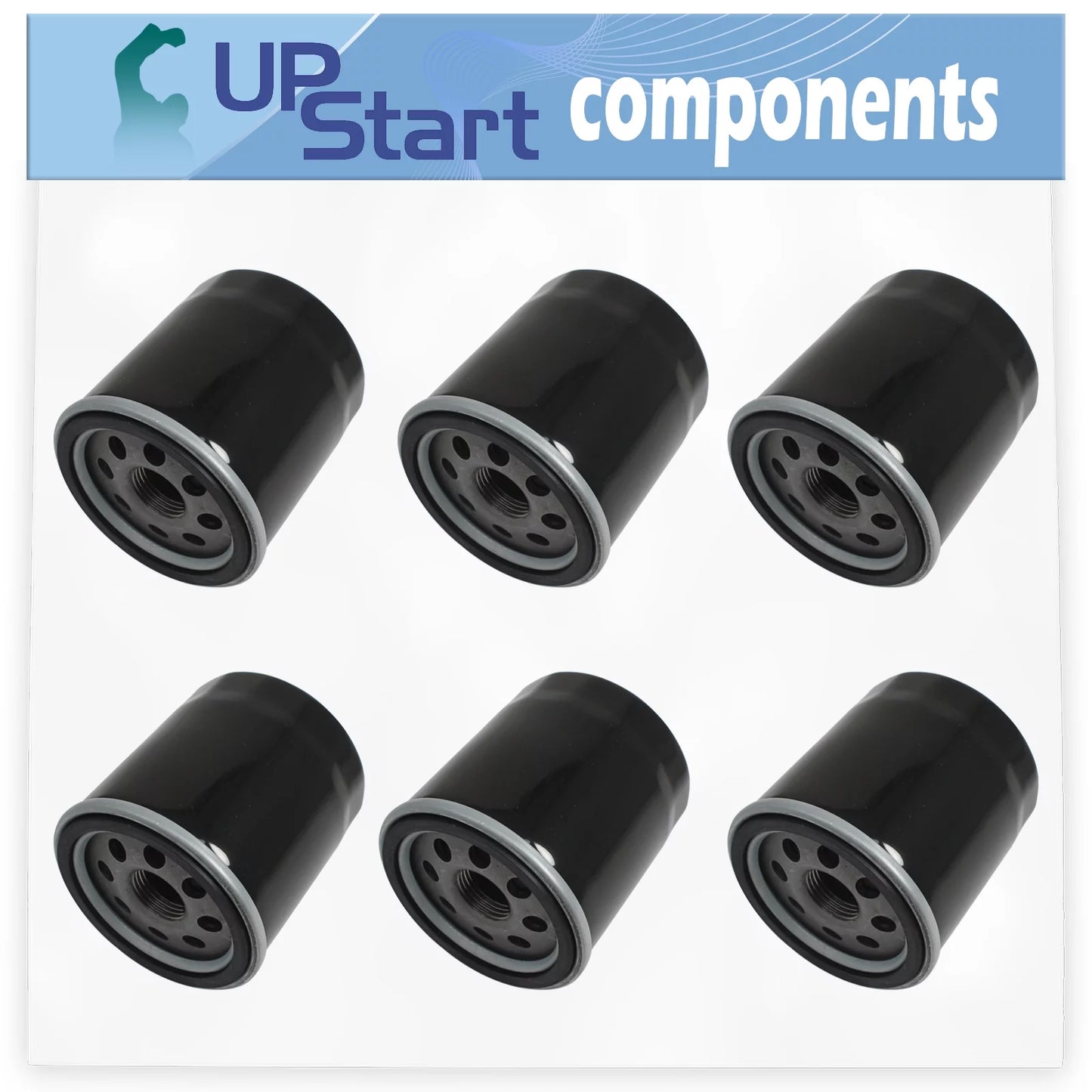 6-Pack AM107423 Oil Filter Replacement Kawasaki FH381V CS02 4 Stroke Engine - with 49065-2071 49065-7010 Oil Filter