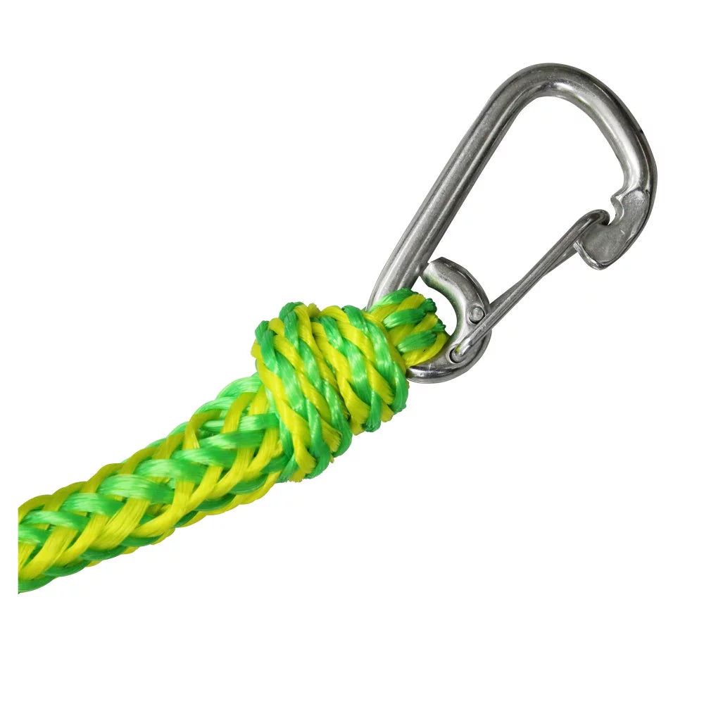 Extreme Max 3006.3132 Watercraft PWC Dock Line Value 2-Pack - 9 Ft., Green and Yellow