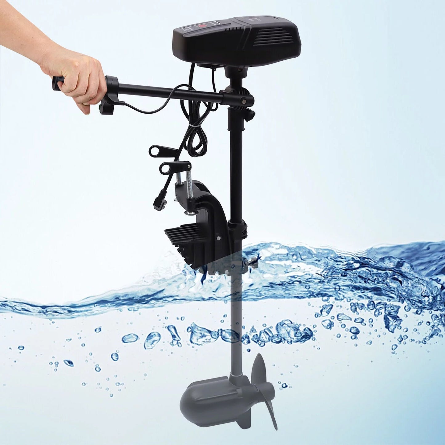 260lbs 48V Heavy Duty Electric Outboard Motor Fishing Craft Engine Trolling Motor