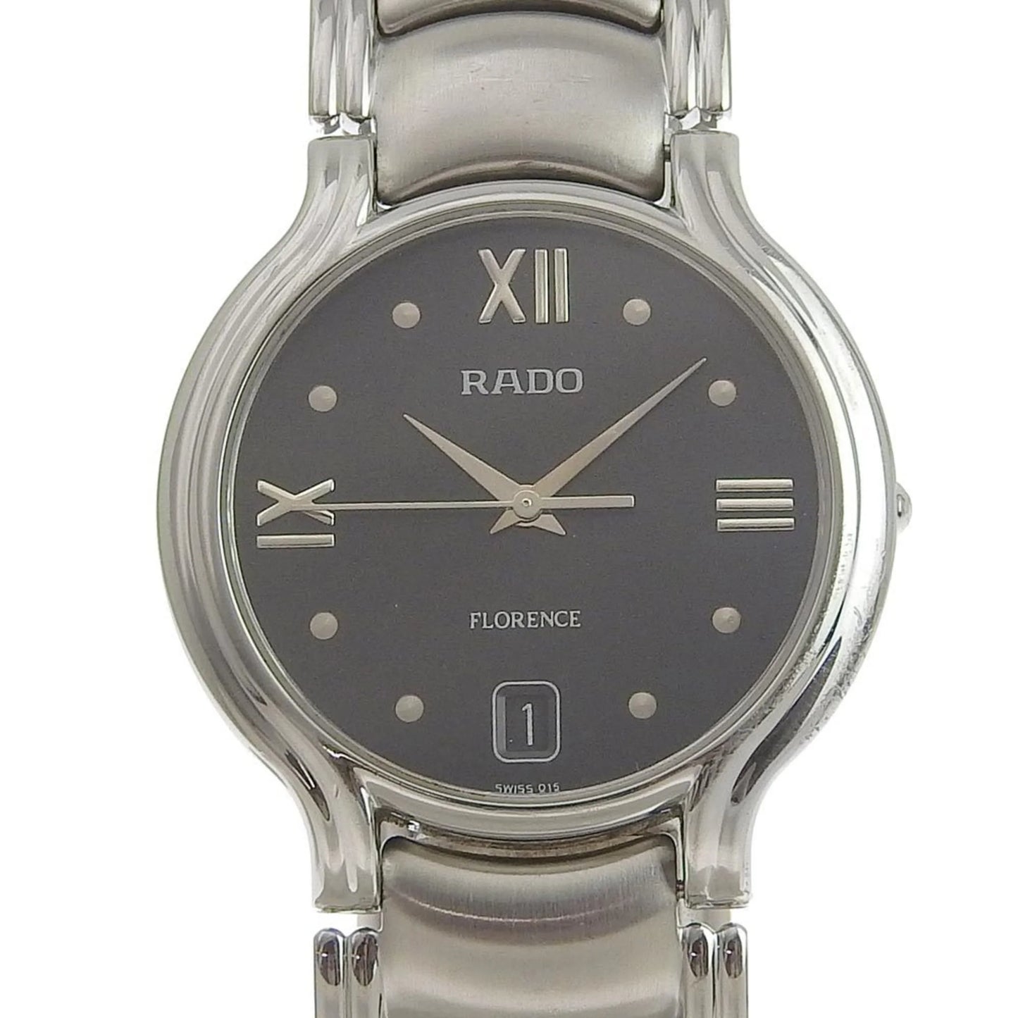 Pre-Owned Rado RADO Florence men's quartz battery watch black dial 115 3777 4 (Good)