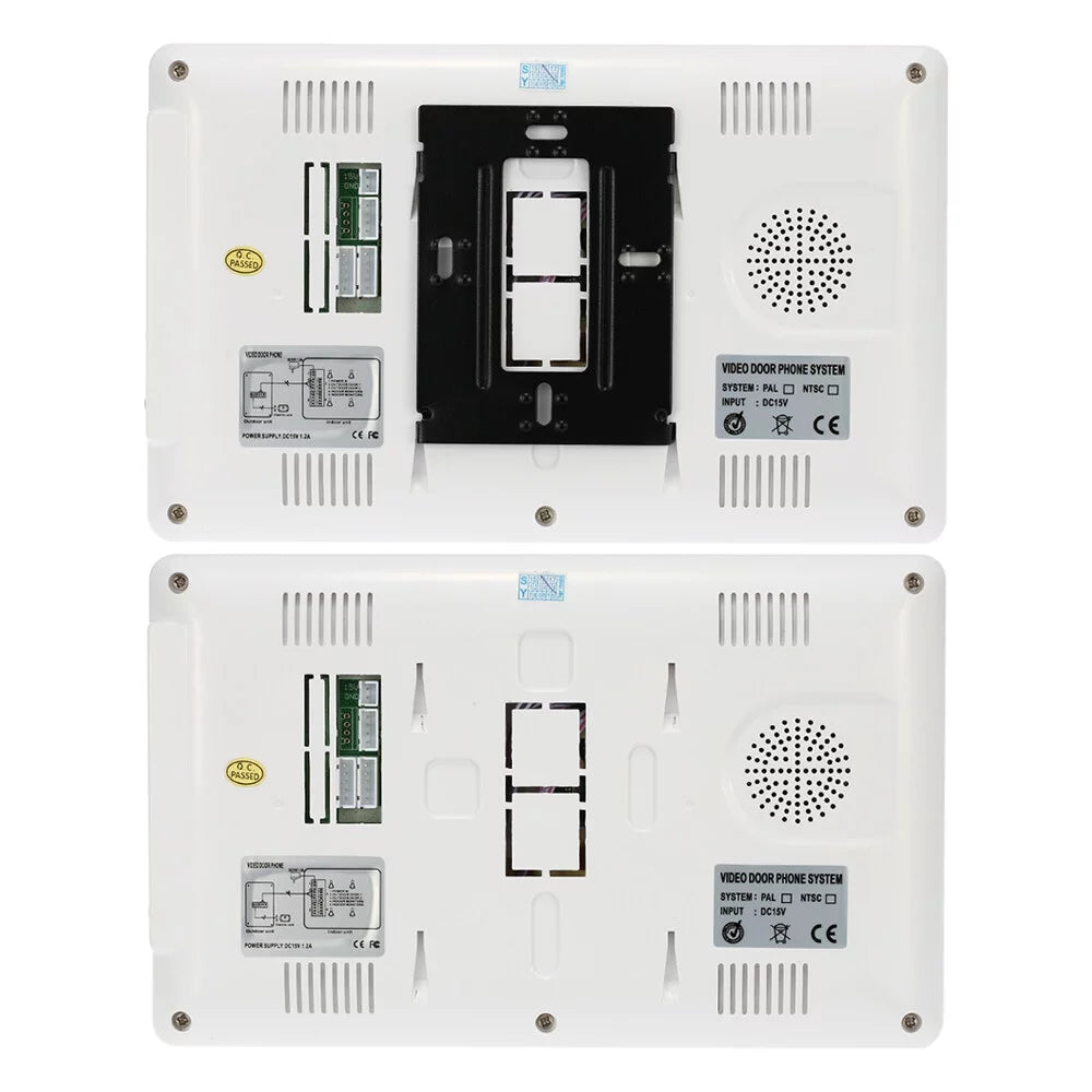 7” Wired Video Door Phone System Visual Doorbell with Indoor Monitor and Outdoor Camera support Unlock Infrared Night View Rainproof Home