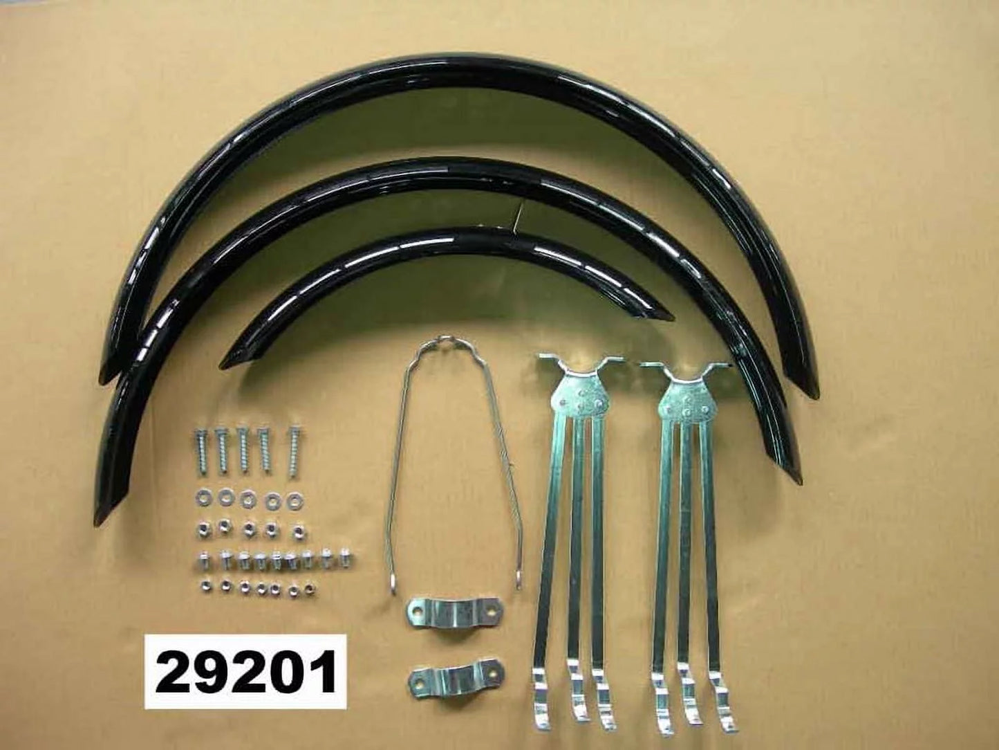 Sun Seeker Recumbent Trike Fenders Set EZ-3 Black 16" Front / Two 20" Rear