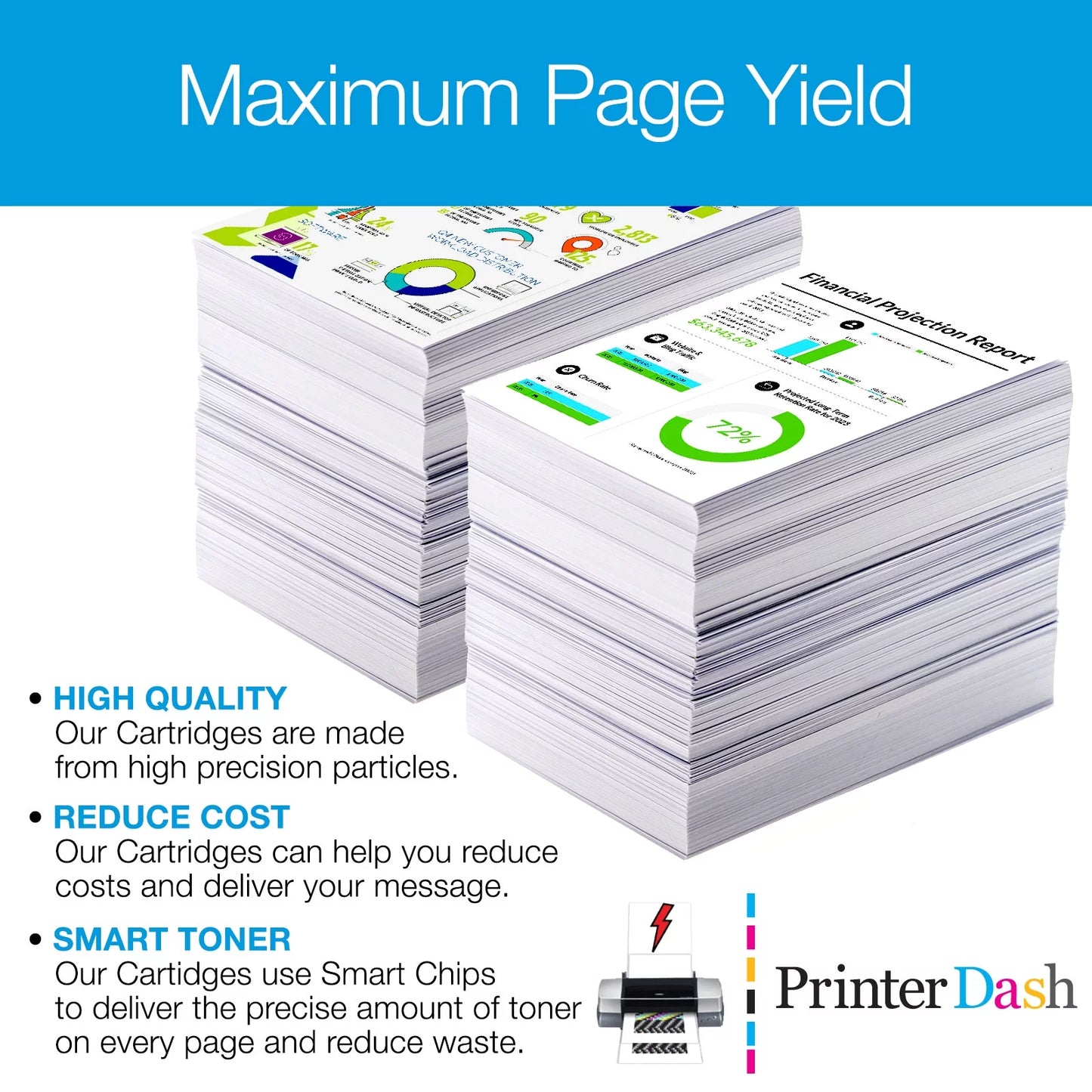 PrinterDash Replacement Stylus Photo R3000 Inkjet Combo Pack (PBK/C/M/Y) (NO. 157) (T157MP-US)